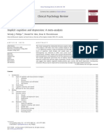 Philips, W., Hine, D., & Thorsteinsson, E. (2010) Implicit Cognition and Depression A Meta Analysis