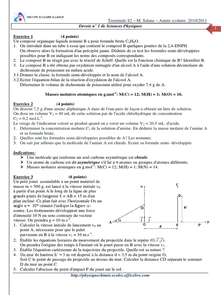 Formules et calculs en chimie et physique | PDF | Concentration molaire ...
