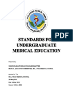 1.standards For Undergraduate Medical Education 2nd Edition Draf 26 Final 14feb2022