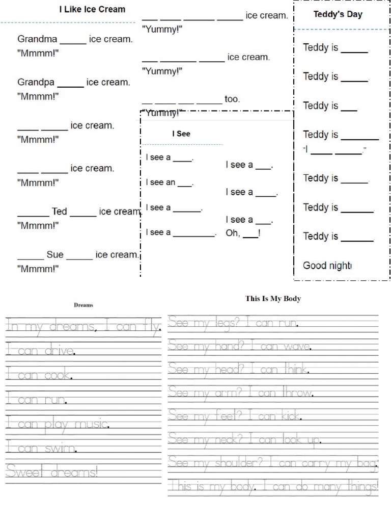 Little Fox Level 1 Worksheet | PDF