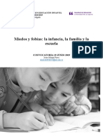 Miedos y Fobias La Infancia, La Familia y La Escuela