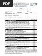 Demo Observation Form