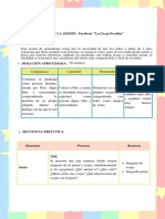 Sesión Aprendizaje La Parabola de La Oveja Perdida - 3 Años