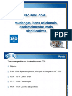 NBR ISO 9001 2008 - Principais Mudancas