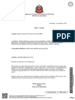 CIRCULAR ARTESP-OFI-2022-01932 - Reajuste Anual Da Verba Do Convênio PMRV 3