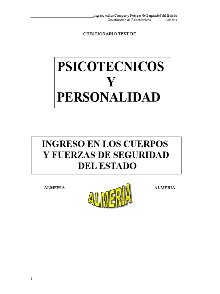 Psicotecnicos PDF
