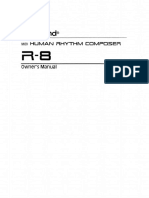Roland R8 Owners Manual (OCR)