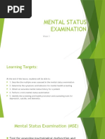 Mental Status Examination