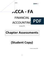 Sunway Tes Financial Accounting ACCA Chapter Assessment