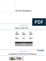 1.1 SAP GUI Installation