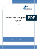 Prolin API Programming Guide (V2.5.3) - 20220330
