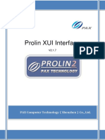 Prolin XUI Interface (V2.1.7)
