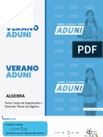 VERANO - ADUNI - Álgebra - Domiciliaria 1