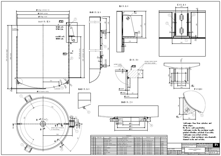 Stainless Steel Container Parts List | PDF | Steel