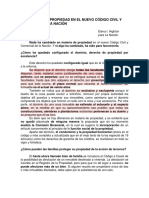 Higton El derecho de propiedad en el nuevo Codigo Civil y Comercial de la Nacion