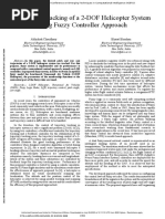 Trajectory Tracking of A 2-DOF Helicopter System Using Fuzzy Controller Approach