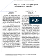 Trajectory Tracking of A 2-DOF Helicopter System Using Fuzzy Controller Approach