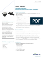 Medidor Remoto 640-C Volumétrico Data Sheet