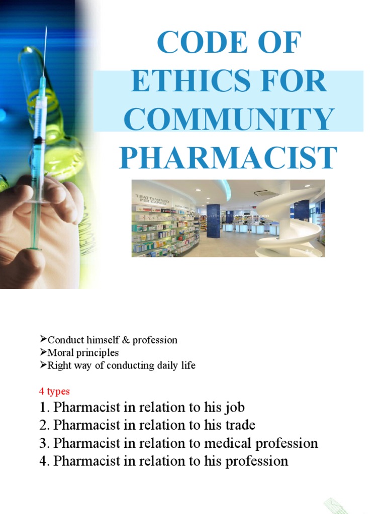 Code of Ethics PDF Pharmacy Medical Prescription