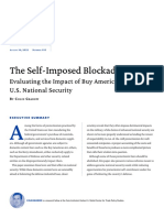 The Self Imposed Blockade