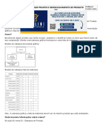 Atividade Projeto e Desenvolvimento de Produto - Uninter