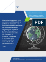 Informe Diagnostico Condiciones y Ejercicio Docente Covid Colypro 2020