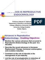 Advances in Reproductive Endocrinology