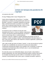 ConJur - Direitos Fundamentais em Tempos de Pandemia III