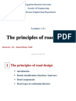 04 - Lecture4 - The Principles of Road Design