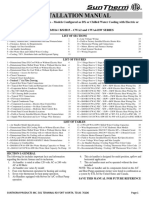 SunTherm 61BAB41 B15 Air Handler Installation Manual