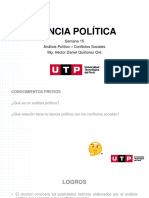 Semana 15. Análisis Político - Conflictos Sociales