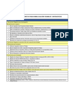 Requisitos Documentarios para Homologación SSOMA de Contratistas