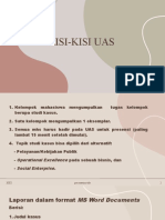 Kisi-Kisi Uas Riset Bisnis