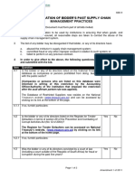 SBD 8 Declaration of Bidder's Past SCM Practices