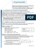 D1 - Proportionnalite