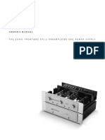 Sonic Frontiers SFL-2 Preamp+Ext - Ps Instruction Manual