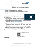 Surat Dukungan Kementerian Desa Untuk Gerakan Ayo Ke BKB Dan Posyandu-1
