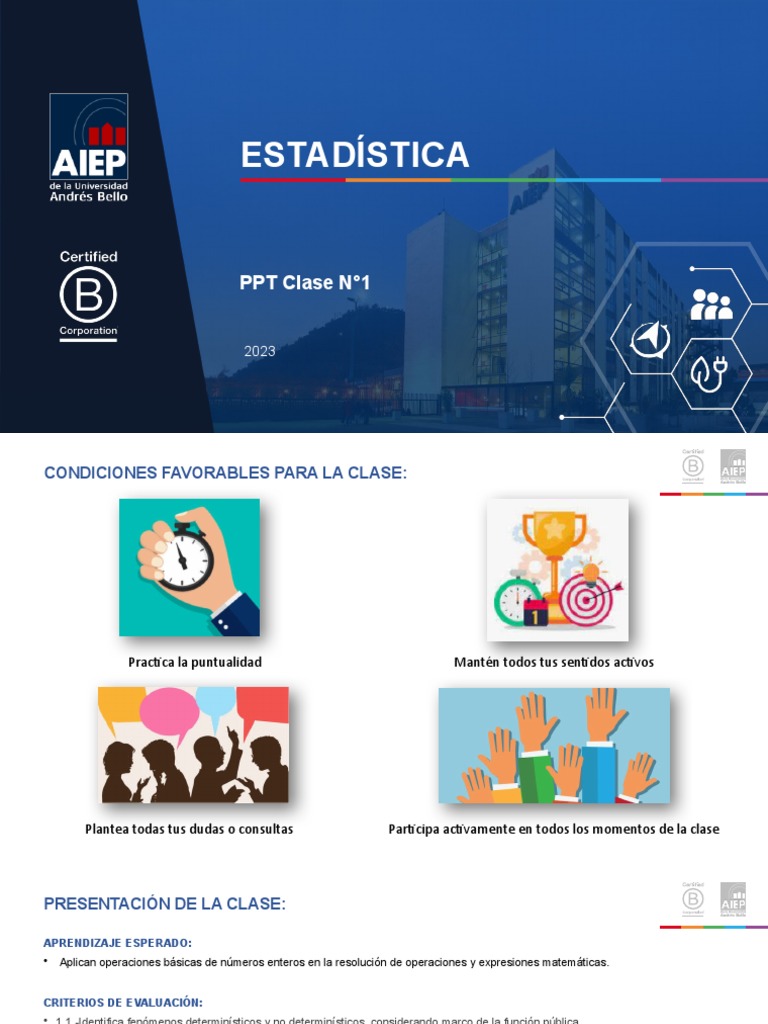 Clase n 1 amp 504 pdf estad sticas muestreo estad sticas 