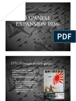 Japanese Expansion After 1936