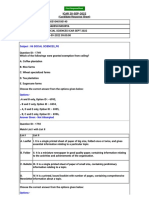 Response Sheet