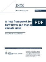 A New Framework For How Firms Can Manage Climate Risks FINAL