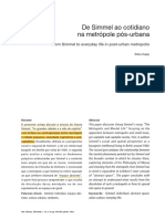 KAPP - de Simmel Ao Cotidiano Da Metrópole Pós Urbana