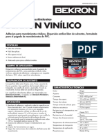 Bekron Adhesivo Vinilico TDS CL
