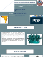 Diagrama de Flujo de Los Hidrociclones