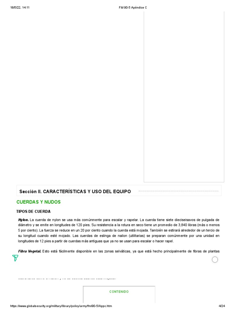 Fm 90 5 ap ndice c pdf cuerda nudo