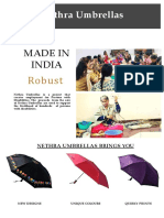 Nethra Umbrellas Catalogue - 2023.