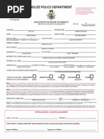 TCI Police Record Application Form | PDF | Criminal Record | Government ...