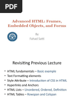 HTML Tables, Frames, Forms | PDF | Hyperlink | Html Element