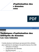 Techniques D'optimisation Des Entrepôts de Données: Les Vues Indexées