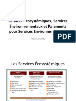 1.Services Ecosystemiques Services Environnementaux Et Pse